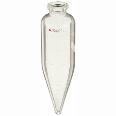 6241. TUBO DE VIDRIO 100ML CONICO MARCADO EN 200 PARTES - KOEHLER