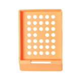 2183. CASSETTE P/INCLUSION COLOR NARANJA DE ACETAL S/TAPA C/500 SIMPORT