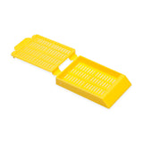 11837.CASSETTE P/INCLUSION DE TEJIDOS HISTOSETTE I C/AREA DE ESCRITURA A 45° AMARILLO PAQUETE C/500 PIEZAS - SIMPORT