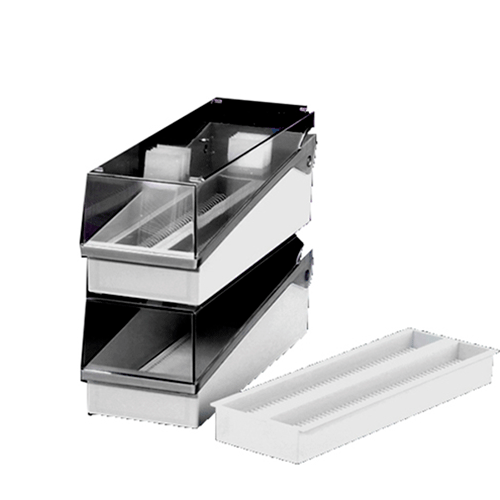 3508. SISTEMA DE ALMACENAJE P/100 LAMINILLAS COLOR BLANCO 82X245X86MM - SIMPORT