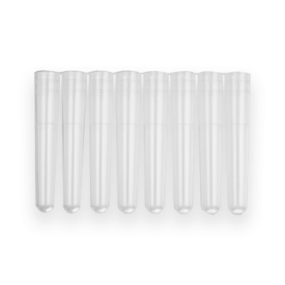 13186.TUBO DE POLIPROPILENO 1.1ML EN TIRA C/8 TUBOS PAQUETE C/120 PIEZAS - AXYGEN