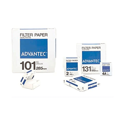 27091. PAPEL FILTRO #131 CUALITATIVO 15.0CM C/100 ADVANTEC