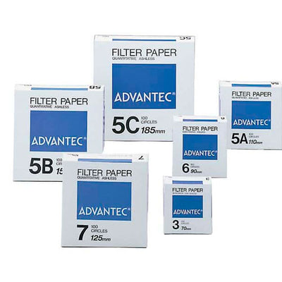 50718. PAPEL FILTRO #5A 15.0CM CUANTITATIVO, 0.22UM (WHATMAN 1441-150) - ADVANTEC