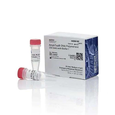 22716. ADN POLIMERASA AMPLITAQ C/BUFFER I 250 UNIDADES APPLIED BIOSYSTEMS