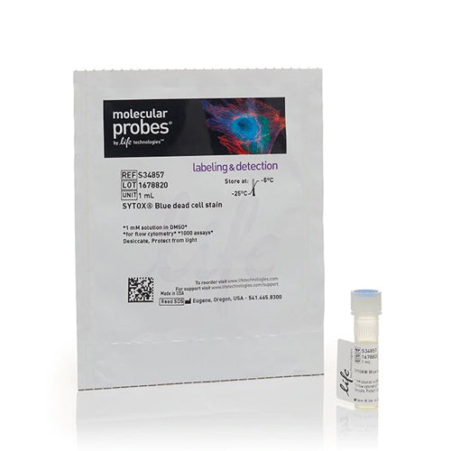 53508. TINCION DE CELULAS MUERTAS SYTOX BLUE P/CITROMETRIA DE FLUJO 1ML - INVITROGEN