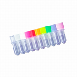 13120.MICROTUBOS 2ML DE POLIPROPILENO TRANSPARENTE ESTERIL C/TAPON DE ROSCA COLORES SURTIDOS BOLSA C/500 PIEZAS - AXYGEN