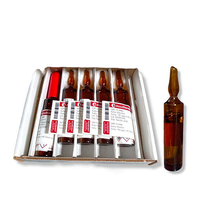 5486. STD AZUFRE 100UG/G EN COMBUSTIBLE DIESEL #2, 5X20ML - ACCUSTANDARD