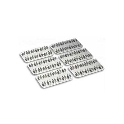 14596. PLACA METALICA C/12 CLIPS P/TUBOS DE 10-13MM C/6 - SCIENTIFIC INDUSTRIES