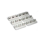 14597. PLACA METALICA C/3 CLIPS P/TUBOS DE 28-30MM C/6 - SCIENTIFIC INDUSTRIES