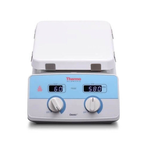 50830. PARRILLA (PLACA) CALENTAMIENTO C/AGITACION 18X18CM 540°C 1500RPM 120V - CIMAREC-THERMO