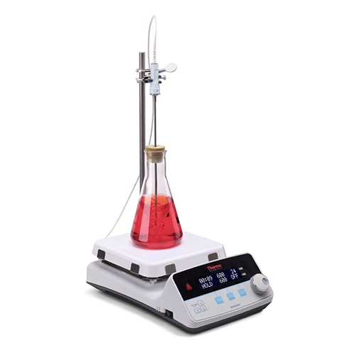 6435. PARRILLA (PLACA) CALENTAMIENTO C/AGITACION PLATO CERAMICO 7X7PULG (18X18CM) 450°C 1500RPM 120V DIGITAL SUPER NUOVA - THERMO SCIENTIFIC