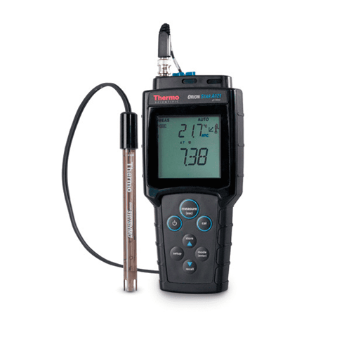 55927. MEDIDOR DE PH PORTATIL KIT C/ ELECTRODO 9107BNMD PH/ATC Y KIT DE SOLUCIONES MOD. STAR A121 - ORION