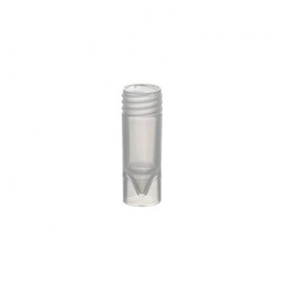 2192. TUBO DE POLIPROPILENO 1.2ML P/MUESTRA ROSCA EXTERNA C/BASE 12.5X43MM SIN TAPA NO ESTERIL GRADUADO - SIMPORT