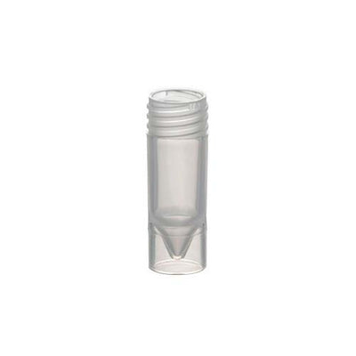 21392. TUBO DE POLIPROPILENO 4ML P/MUESTRA, ROSCA EXTERNA C/BASE 12.5X776MM SIN TAPA NO ESTERIL GRADUADO C/1000 - SIMPORT