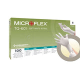 26963. GUANTES DE NITRILO BLANCO SIN POLVO TRANQUILITY TALLA GRANDE PAQUETE(S) CON 100 PIEZA(S) MICROFLEX