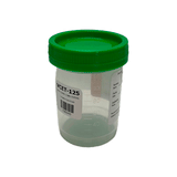 25456. VASO COPRO 120ML ESTERIL C/TAPA PAQUETE C/30 PIEZAS PLASTILAB