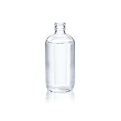 17461. FRASCO VIDRIO CLARO 250ML TIPO BOSTON BOCA ANGOSTA PAQUETE C/10 PIEZAS - WHEATON