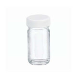 17462. FRASCO VIDRIO CLARO 29ML (1OZ) BOCA ANCHA C/TAPA DE POLIPROPILENO BLANCA Y REVESTIMIENTO DE PVC PAQUETE C/2 PIEZAS - WHEATON