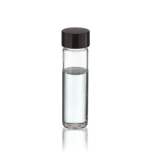 17754. VIAL VIDRIO CLARO 8ML, 17X63MM C/TAPON FENOLICO NEGRO Y REVESTIMIENTO DE TEFLON 15-425 CAJA C/144 PIEZAS - WHEATON