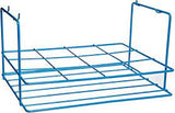 22253. GRADILLA P/12 FRASCOS BOD 300ML DE ALUMINIO POXYGRID COLOR AZUL BEL-ART