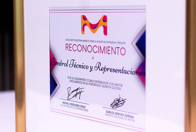 CTR Scientific, reconocido como el distribuidor con mayor crecimiento en Química Q2 2026