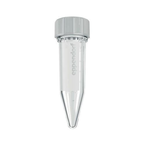 51896. TUBO DE POLIPROPILENO 5.0ML CLARO, PCR CLEAN C/TAPON DE ROSCA  (2 BOLSAS C/100 PIEZAS) - EPPENDORF