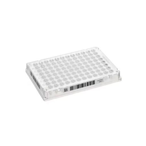 51318. Placas PCR Eppendorf Twin tec, 96 pocillos con semifaldón, con código de barras, paquete de 25 unidades - eppendorf
