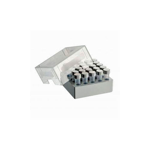 30242. CAJA DE ALMACENAMIENTO POLIPROPILENO P/25 TUBOS DE 5ML C/TAPA Y CODIGO ALFANUMERICO, ESTERILIZABLE EN AUTOCLAVE EPPENDORF