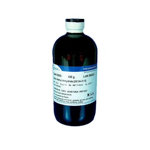 24794. ANHIDRIDO DE METILO NADICO (NMA) CAS 25134-21-8 P/CURADO DE RESINAS EPOXICAS 500GR POLYSCIENCES