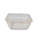 51587. JAULA TRANSPARENTE  REUSABLE  9.375X5.4375X5.125 TECNIPLAST