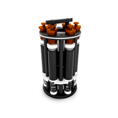 53800. SOPORTE GIRATORIO MINI GAVE C/6 TUBOS DE CUARZO 75ML - SCP SCIENCE