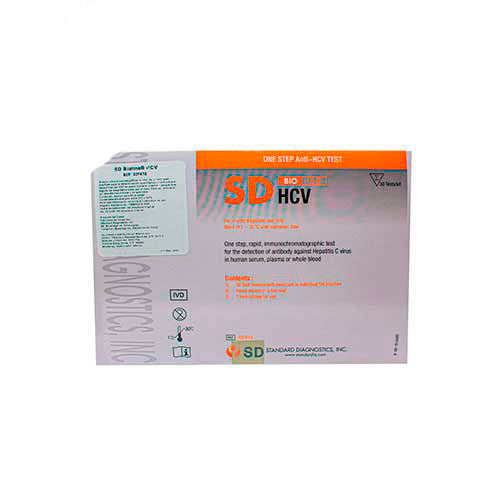 50214. KIT DE PRUEBA RAPIDA HEPATITIS-C (HCV) IGG/IGM/IGA REGISTRO SANITARIO 1466R2012 SSA BIOLINE