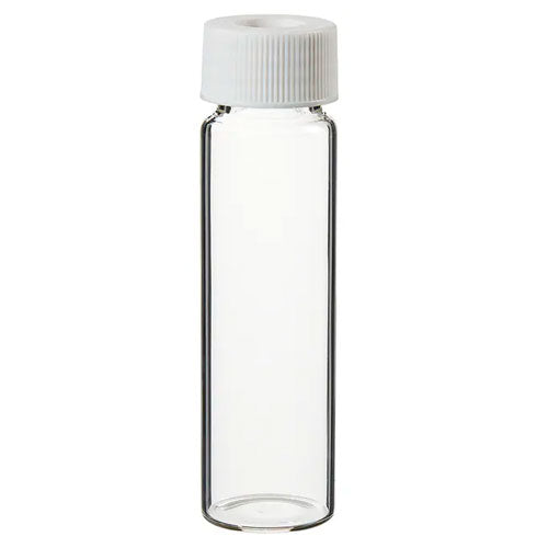 51680. VIAL VIDRIO CLARO 40ML TAPON ROSCADO DE POLIPROPILENO BLANCO C/SEPTA DE TEFLON C/72, S1360040 - THERMO SCIENTIFIC