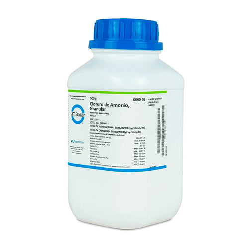 52475. CLORURO DE AMONIO RA ACS GRANULAR 10KG J.T. BAKER