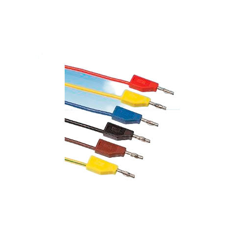31480. CABLE DE CONEXION ROJO 50CM, 32A C/3 PHYWE
