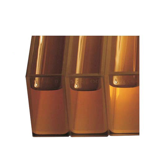 4392. CELDA DE VIDRIO OPTICO 10MM DE PASO, 21X40MM P/COLORIMETRIA, 605960 LOVIBOND