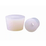 27842. TAPON DE SILICONA #8 PERFORADO PAQUETE C/2 PIEZAS FISHERBRAND