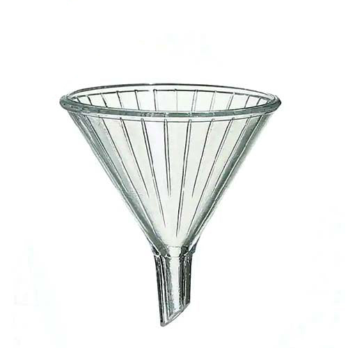 22312. EMBUDO DE VIDRIO C/GUIAS 2000ML, DIAMETRO 21.5CM, 6957 VARIETY GLASS