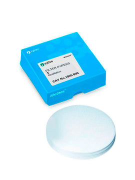 5844. PAPEL FILTRO #5 CUALITATIVO 15CM CIRCULAR C/100 WHATMAN