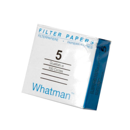 2522. PAPEL FILTRO #5 18.5CM C/100 WHATMAN