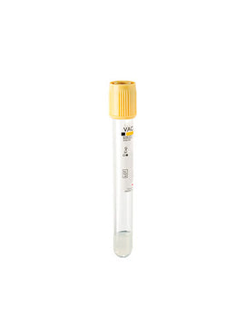 51601. TUBO DE PLASTICO TAPON COLOR ORO, 5ML, P/TOMA DE MUESTRA SANGUINEA C/GEL Y ACTIVADOR DE COAGULO 13X100MM. REGISTRO SANITARIO 1444R2022 SSA