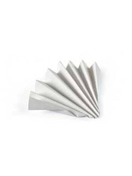 21354. PAPEL FILTRO #597 1/2 CUALITATIVO 24CM PRE-PLISADO C/100 WHATMAN