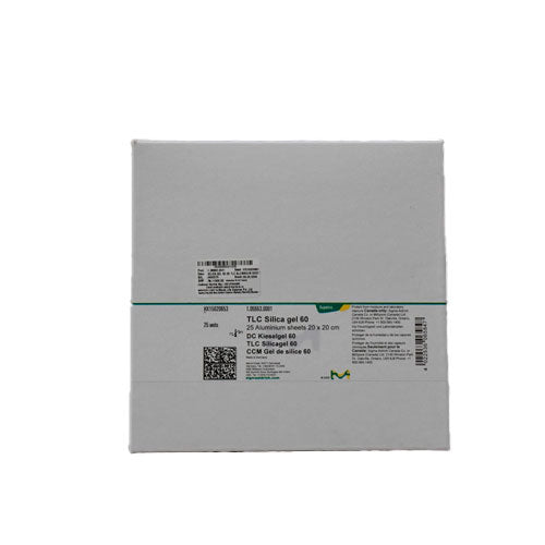 52129. PLACAS TLC DE ALUMINIO SILICA GEL 60, 20 X 20CM C/25 - MERCK