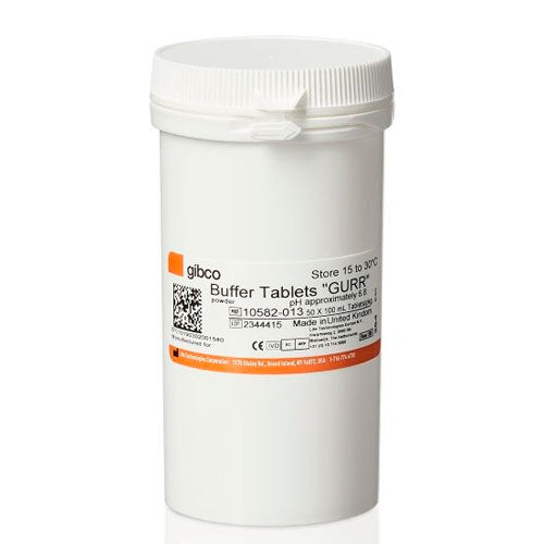 53674. TABLETAS BUFFER GURR 50 X 100ML GIBCO