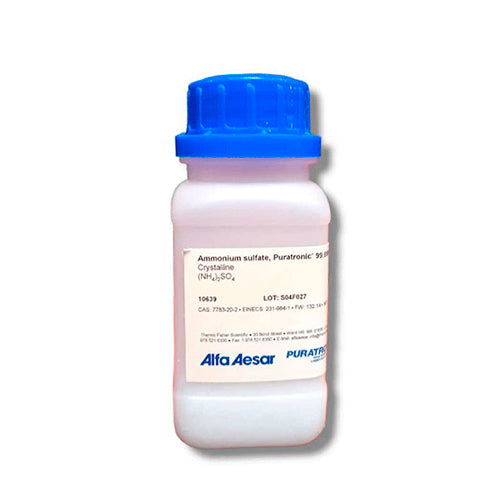 23391. SULFATO DE AMONIO PURATRONIC 99.999% (BASE METALICA) 50GR ALFA AESAR