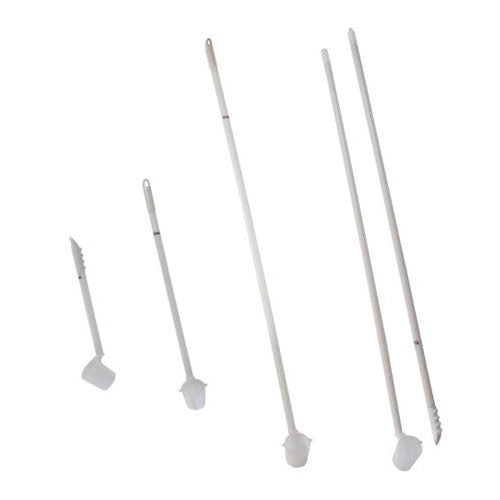 51363. MUESTREADOR DE POLIETILENO DE ALTA DENSIDAD C/VASO GRADUADO DE 500ML, 2 BOCAS VERTEDORAS, MANGO 12FT (3.6MT) - MILAB