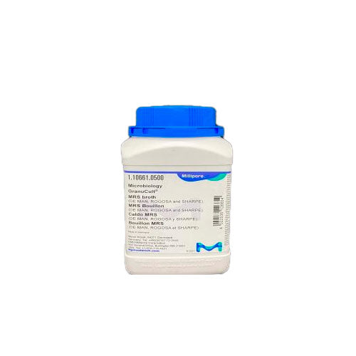 51793. AGAR MRS (DE MAN, ROGOSA Y SHARPE) ISO 15214 GRANUCULT PRIME 500GR - MERCK