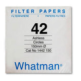 27748. PAPEL FILTRO #42 CUALITATIVO 125MM C/100 WHATMAN