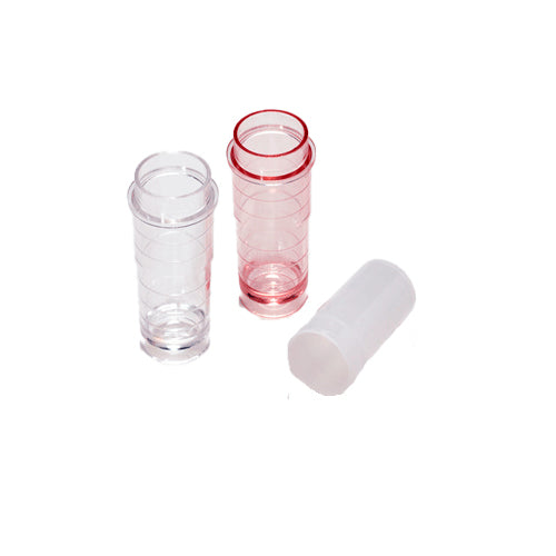24975. COPILLA P/MUESTRA 0.5ML, POLIESTIRENO NATURAL FONDO CONICO, BASE REDONDA C/1000, 127-0093-010 EVERGREEN SCIENTIFIC