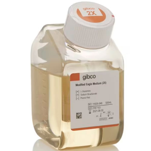 30959. MEDIO ESENCIAL MINIMO (MEM) MODIFICACION DE TEMIN (2X) SIN ROJO FENOL 500ML GIBCO
